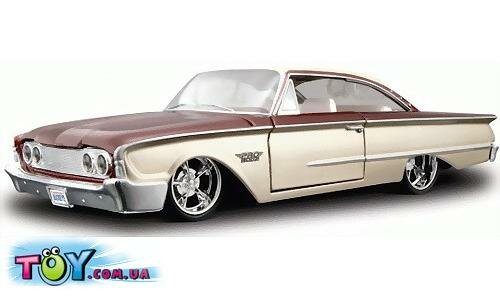 Автомодель 1960 Ford Starliner, золотистый - тюнинг (1:24)