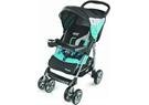 Коляска детская прогулочная WALKER, цвет 05 голубой с черным+чехол для ног
