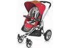Коляска детская прогулочная VECTOR 4 AIR poppy + люлька, цвет красный с оранжевым