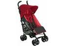 Коляска детская прогулочная Sonic Evo Silla, Active + дождевик, цвет красный с черным